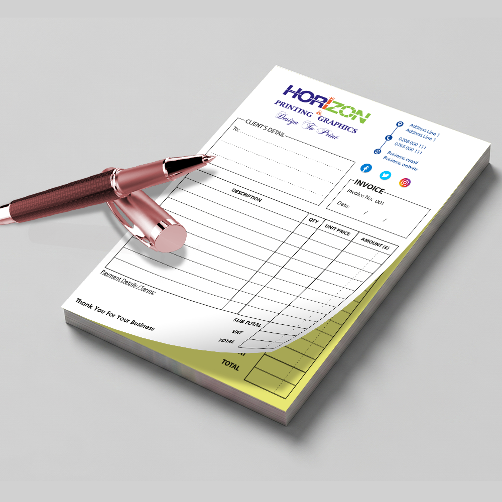 A5 NCR Pads - Image 2