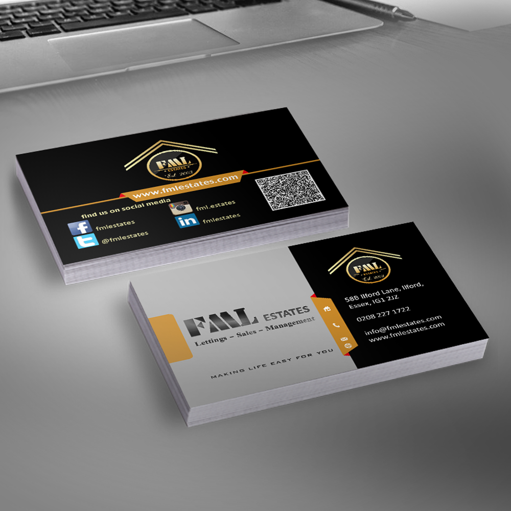 Spot UV Business Cards