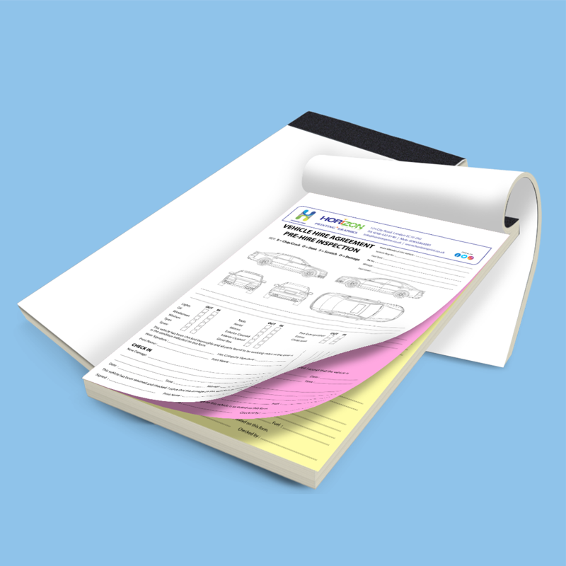 A4 Vehicle Hire Pre-Inspection Form
