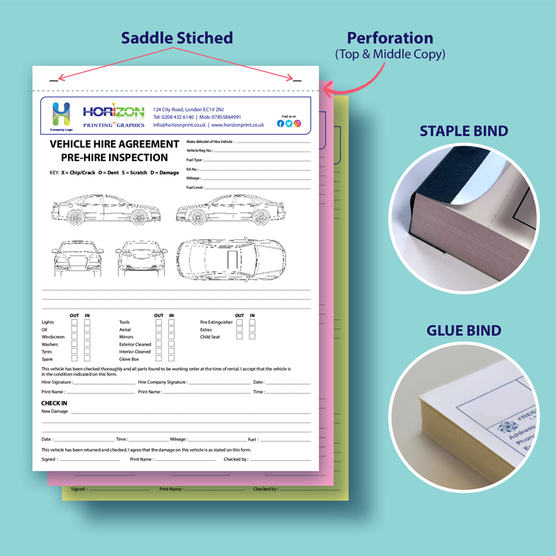 A4 Vehicle Hire Pre-Inspection Form - Image 5