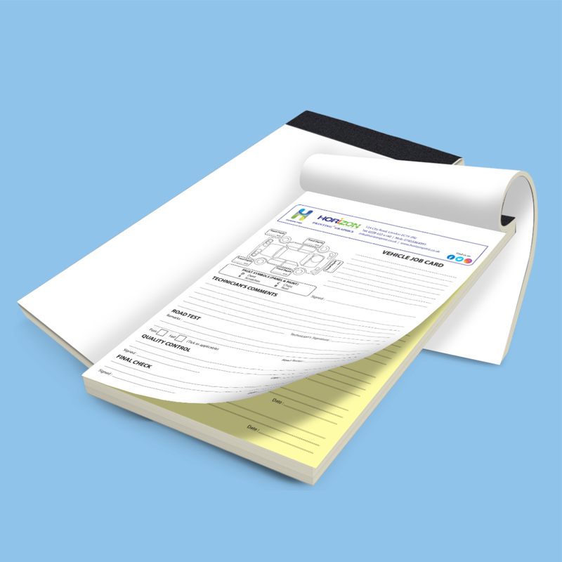 A4 Vehicle Job Card - Image 2