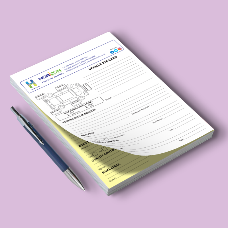 A4 Vehicle Job Card - Image 4