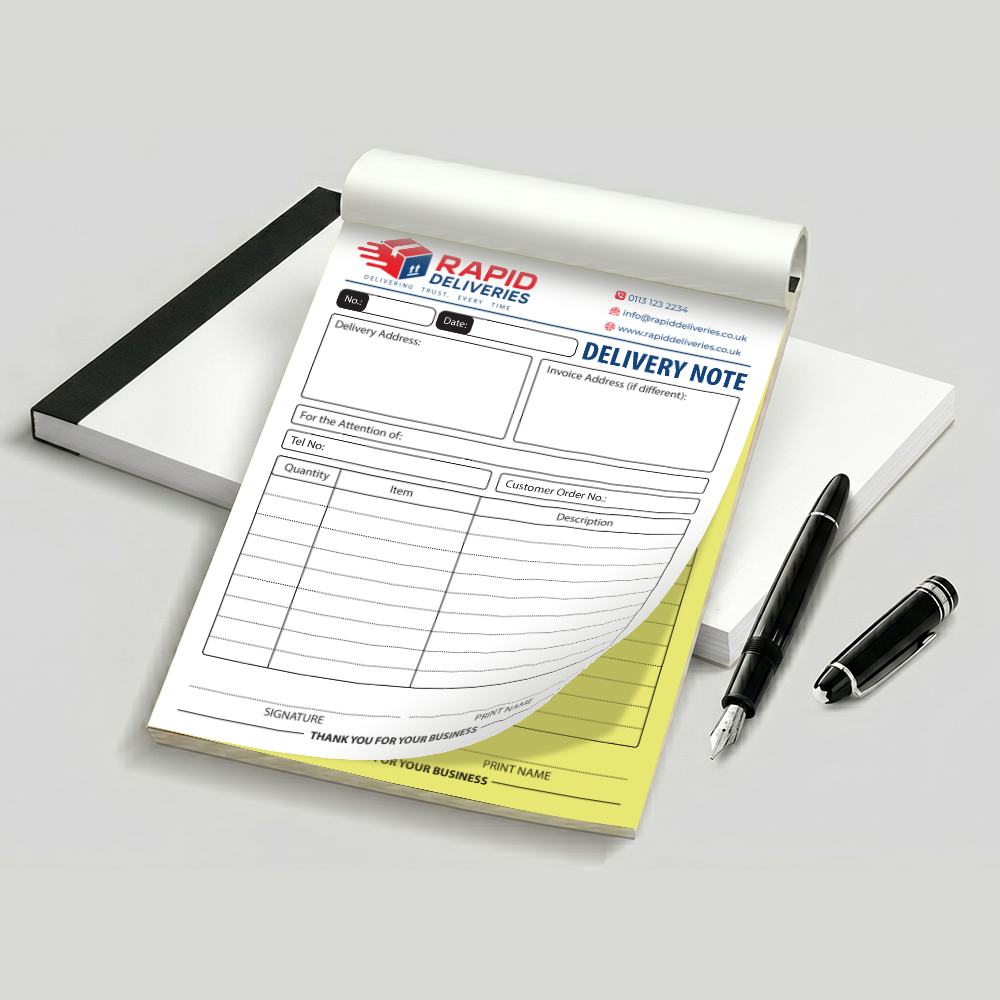 A5 Delivery Note - Image 2